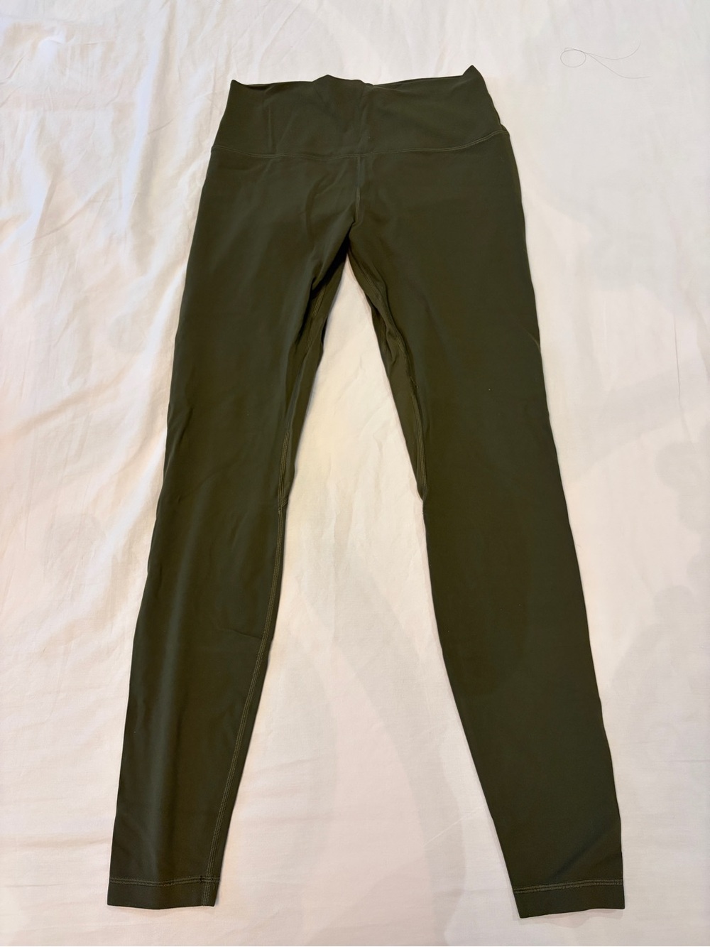 Lululemon High Rise Leggings Dark Olive Green Size 10